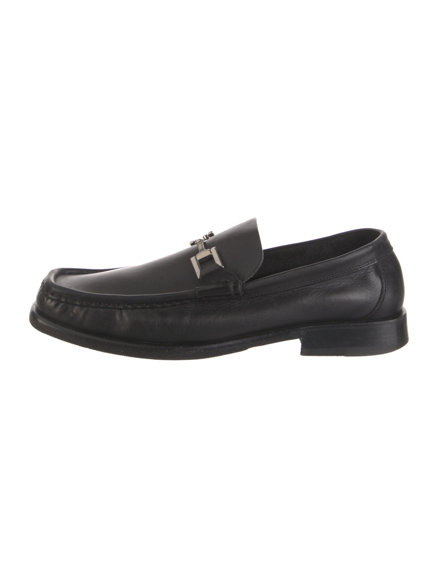 Gucci Horsebit Accent Leather Dress Loafers