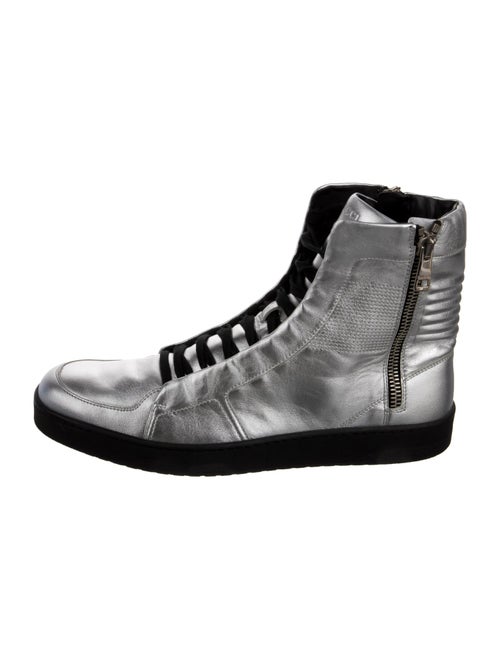 Gucci Leather Animal Print Sneakers