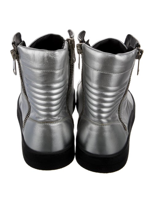 Gucci Leather Animal Print Sneakers