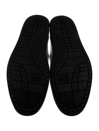 Gucci Leather Animal Print Sneakers