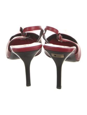 Gucci Leather Slingback Pumps
