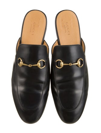 Gucci Horsebit Accent Leather Mules
