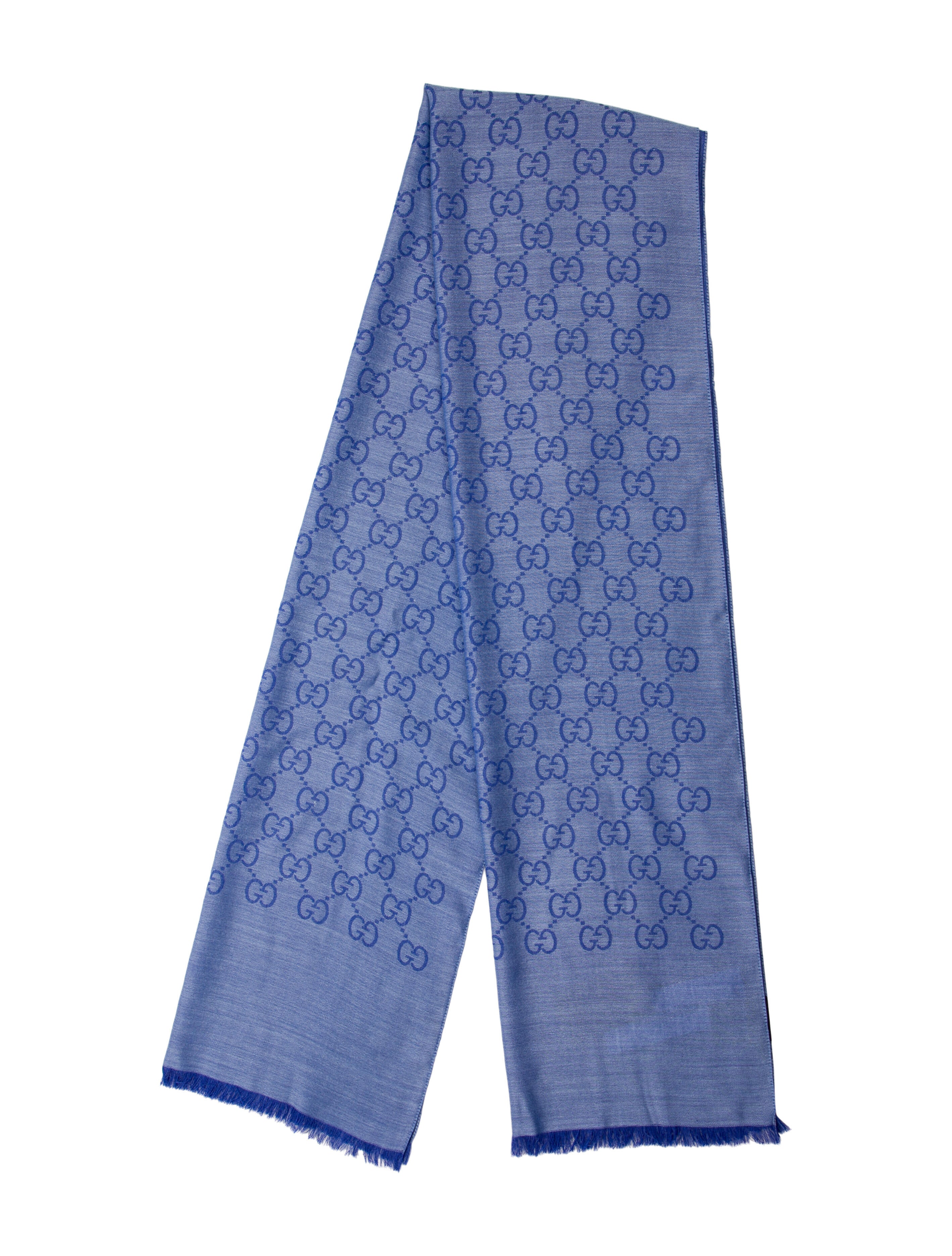 Gucci Wool GG Logo Scarf w/ Tags