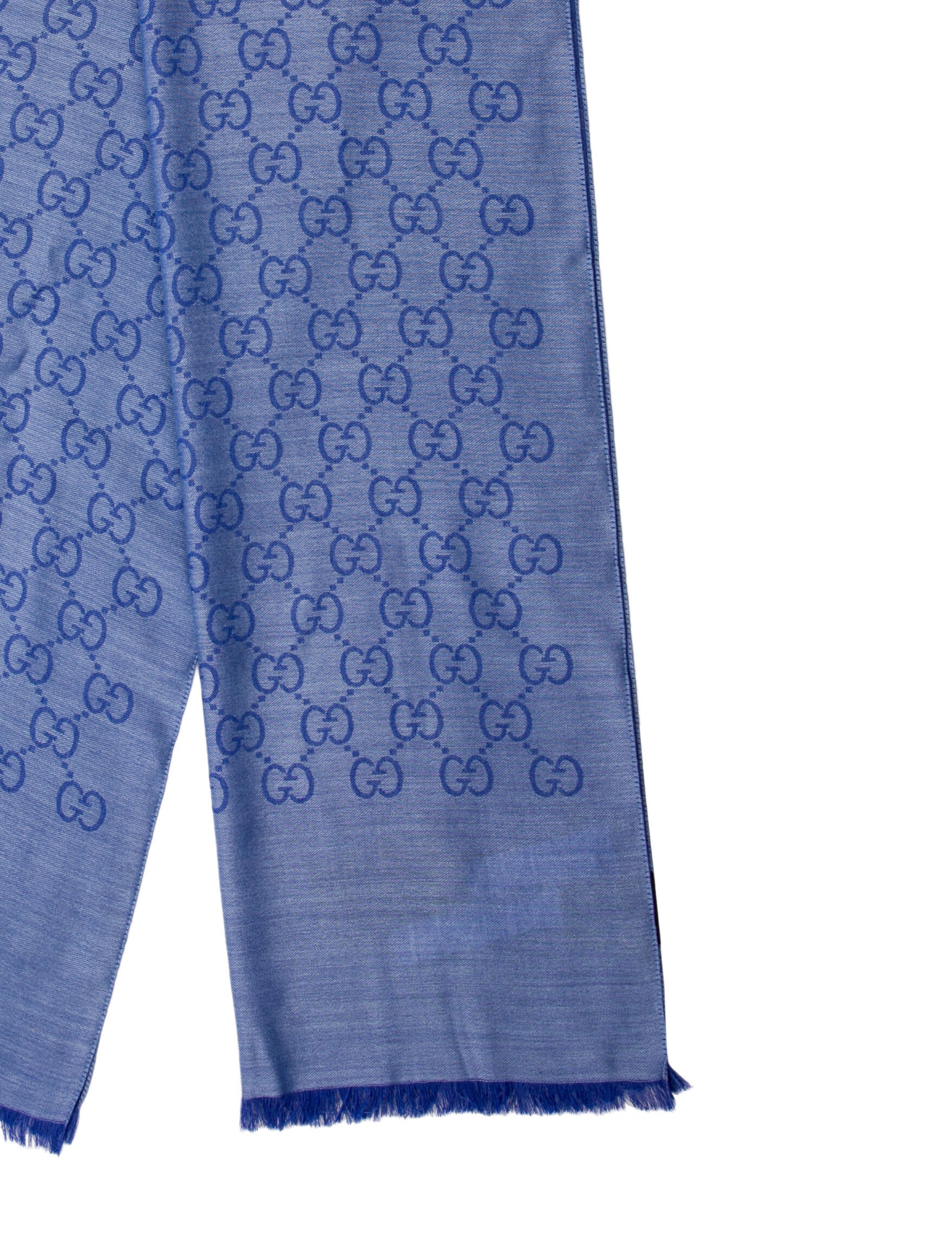 Gucci Wool GG Logo Scarf w/ Tags