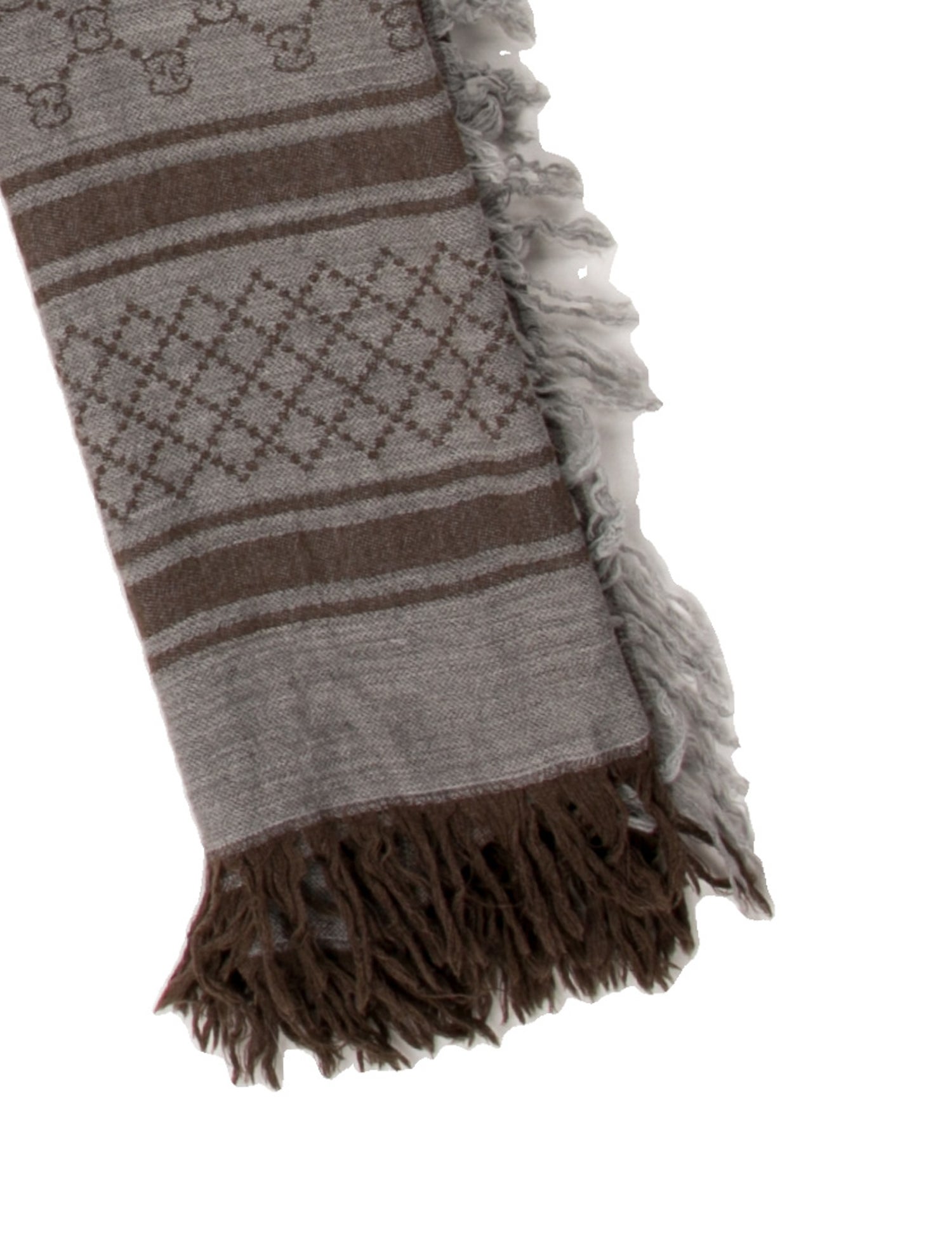 Gucci Wool Printed Scarf