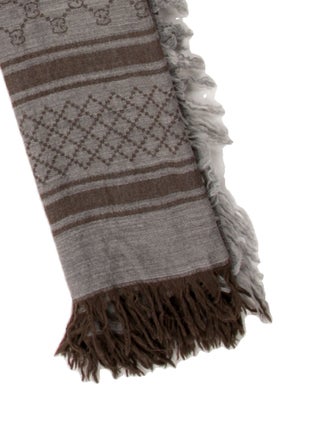 Gucci Wool Printed Scarf