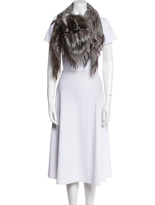 Gucci Wool Printed Scarf