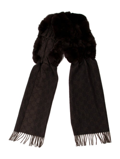 Gucci Cashmere GG Logo Scarf