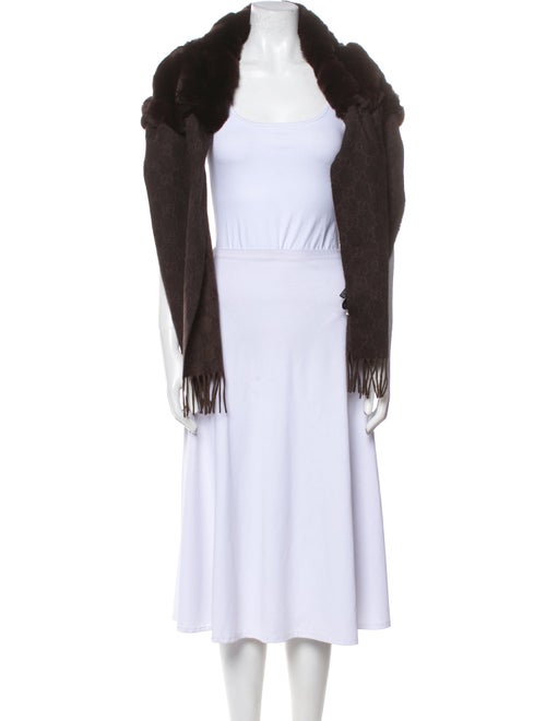 Gucci Cashmere GG Logo Scarf