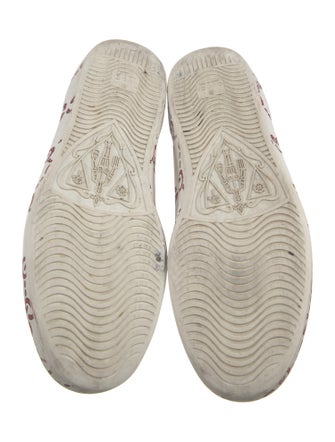 Gucci Leather Printed Sneakers