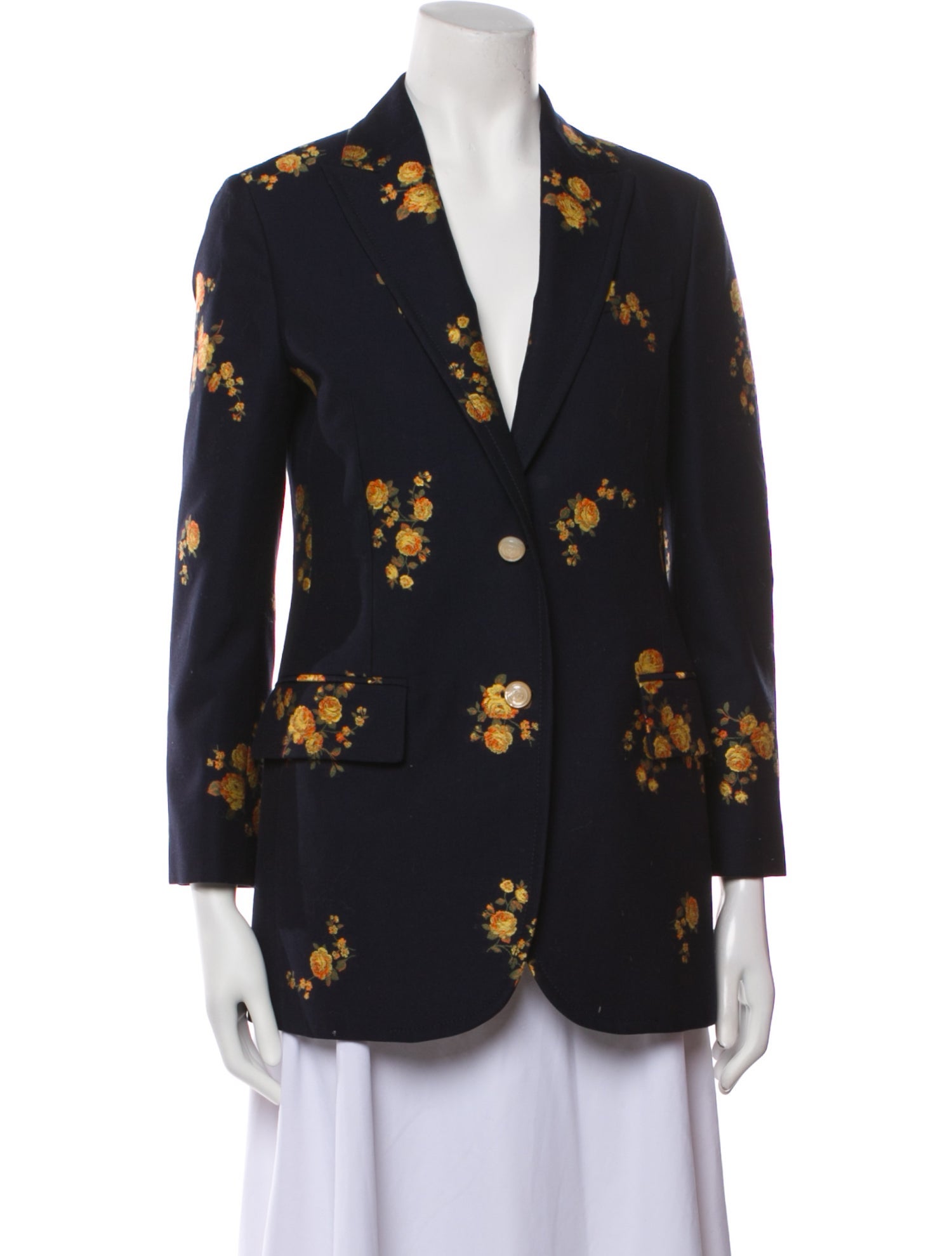 Gucci 2019 Floral Print Blazer