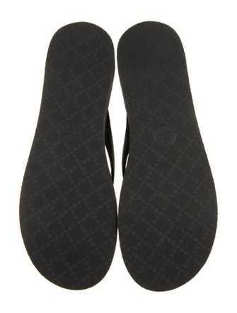 Gucci Double G Logo Rubber Flip Flops