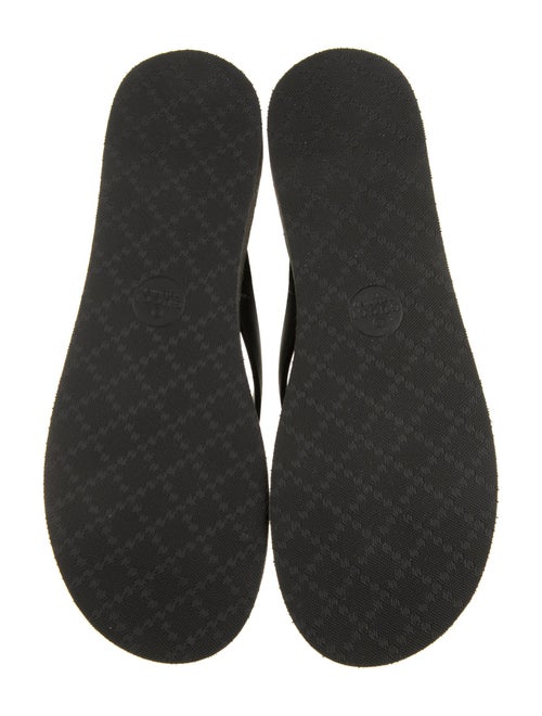 Gucci Double G Logo Rubber Flip Flops