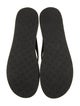 Gucci Double G Logo Rubber Flip Flops