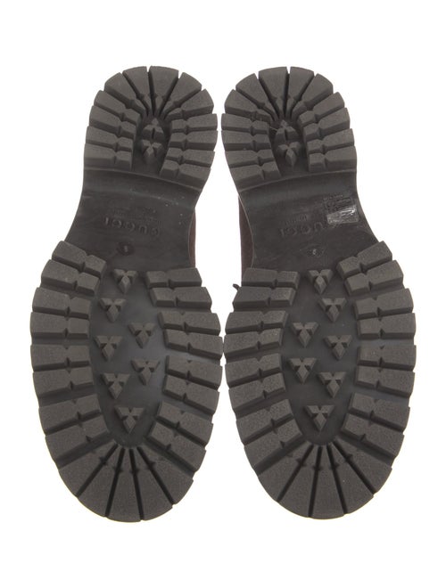 Gucci Horsebit Accent Suede Loafers