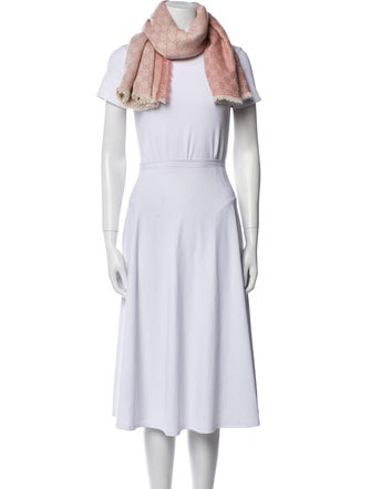 Gucci Wool GG Canvas Scarf