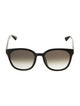 Gucci Oversize Gradient Sunglasses