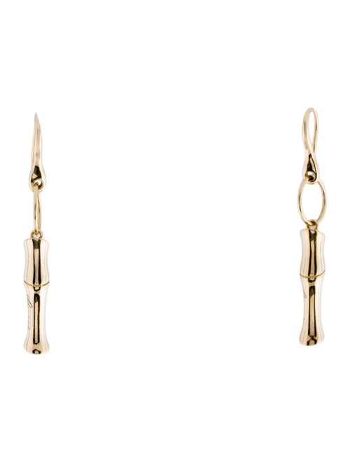 Gucci 18K Bamboo Drop Earrings