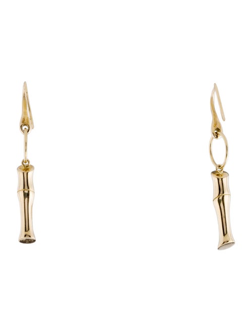 Gucci 18K Bamboo Drop Earrings