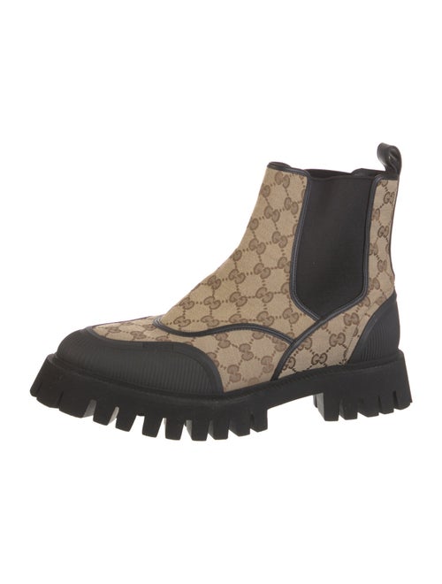 Gucci GG Canvas Canvas Chelsea Boots