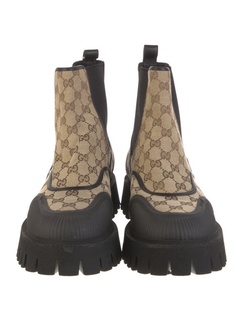 Gucci GG Canvas Canvas Chelsea Boots