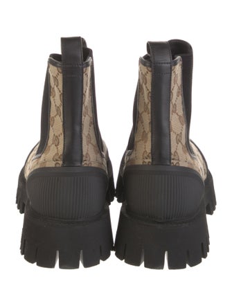 Gucci GG Canvas Canvas Chelsea Boots