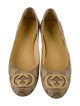 Gucci GG Canvas Canvas Ballet Flats
