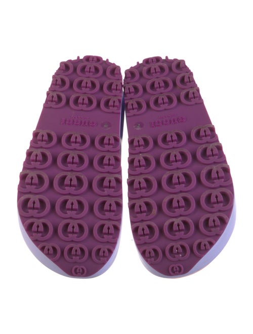 Gucci Interlocking G Logo Rubber Slides