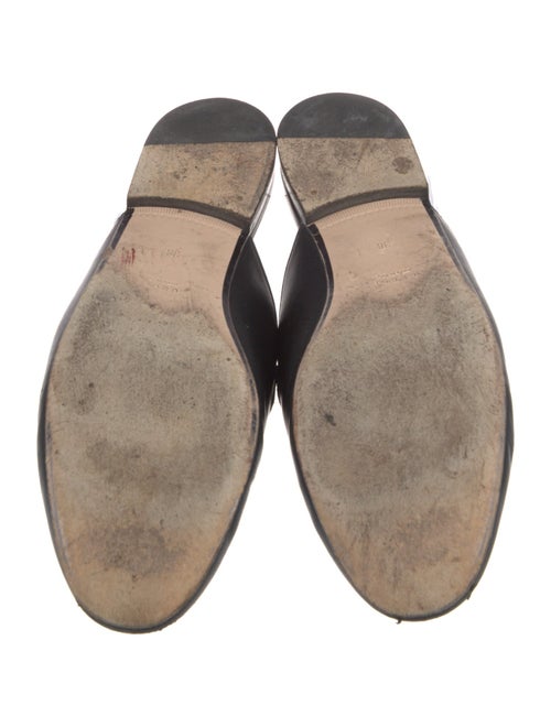 Gucci Web Accent Leather Mules