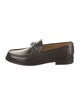 Gucci Interlocking G Logo Leather Dress Loafers