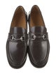 Gucci Interlocking G Logo Leather Dress Loafers