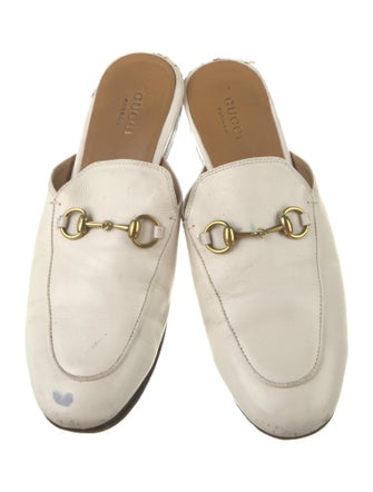 Gucci Horsebit Accent Leather Mules