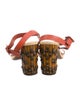 Gucci Bamboo Accent Leather Sandals