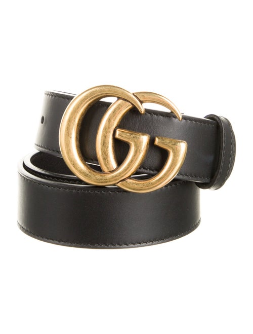 Gucci Leather Chain-Link Belt
