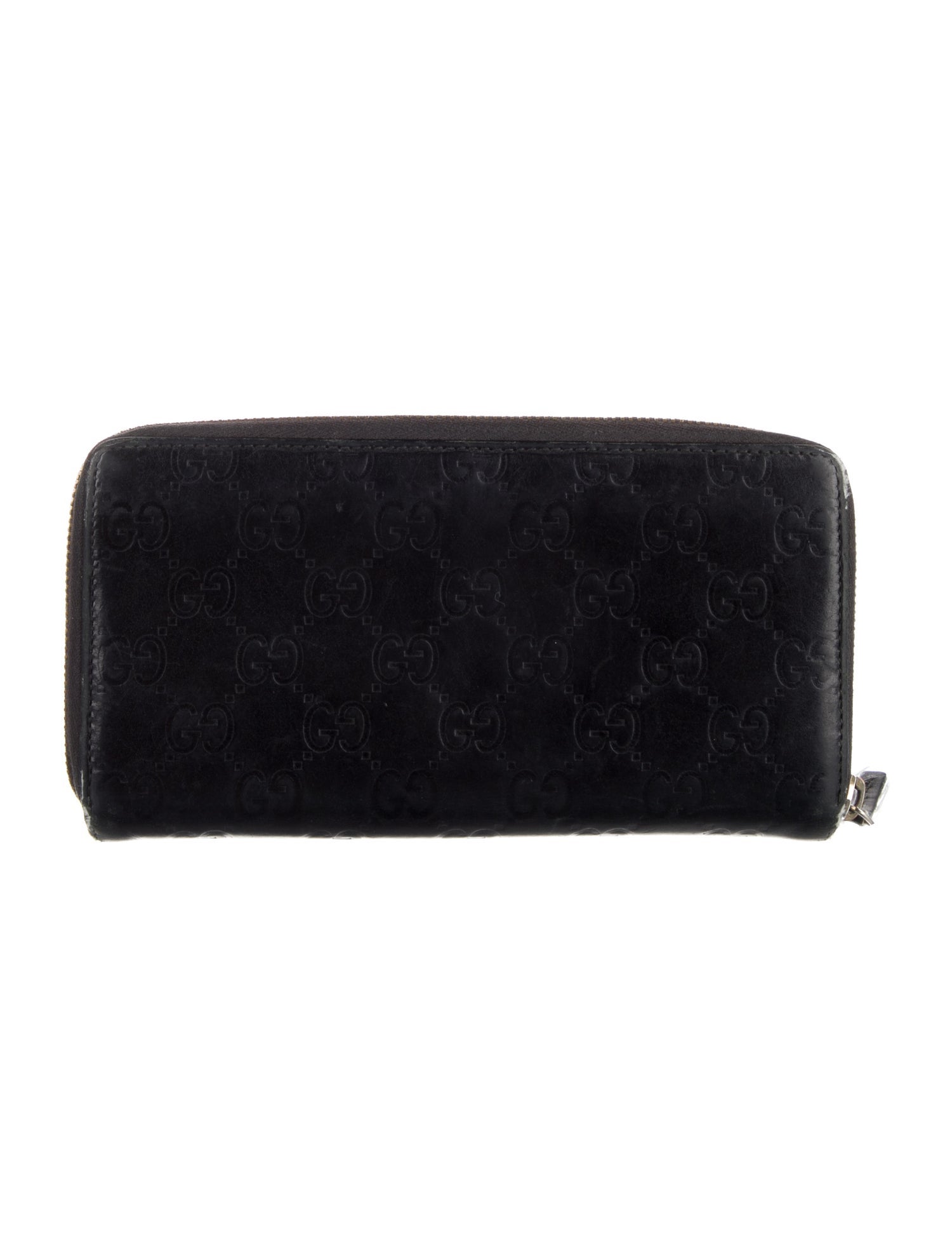 Gucci Zip Around GG Signature Continental Wallet