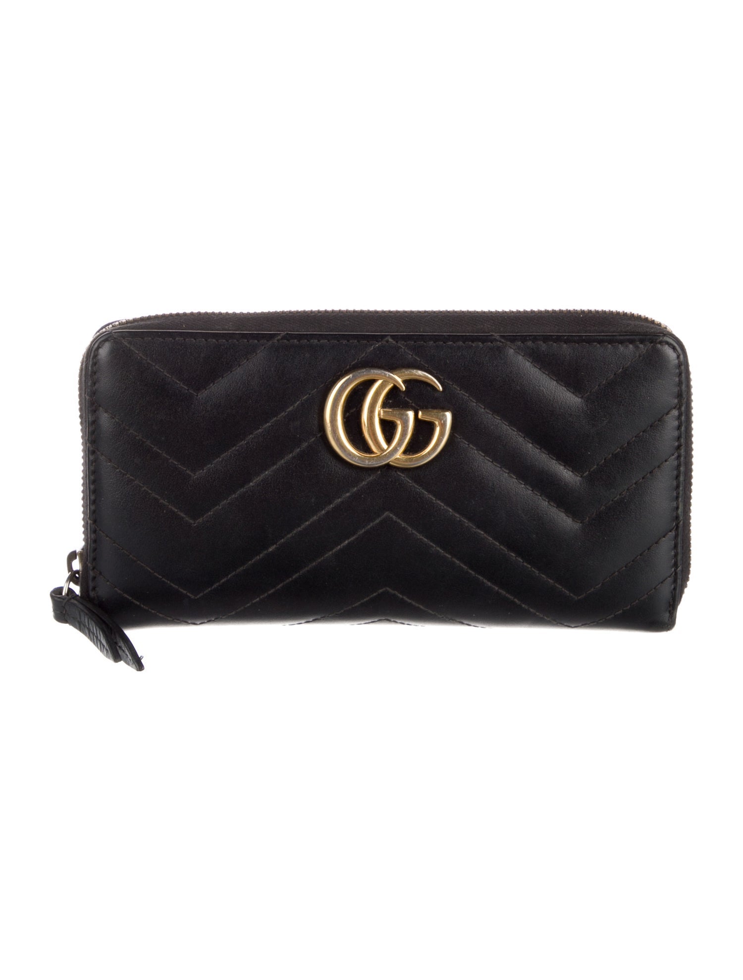 Gucci Marmont Double G Logo Continental Wallet