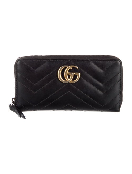 Gucci Marmont Double G Logo Continental Wallet