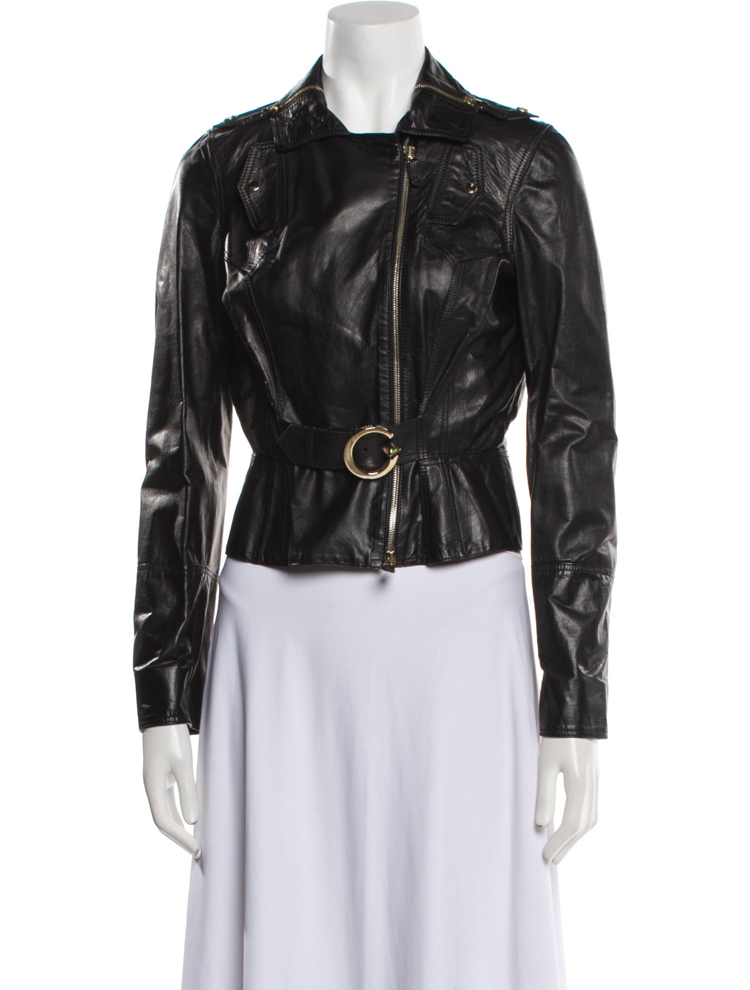 Gucci Leather Biker Jacket
