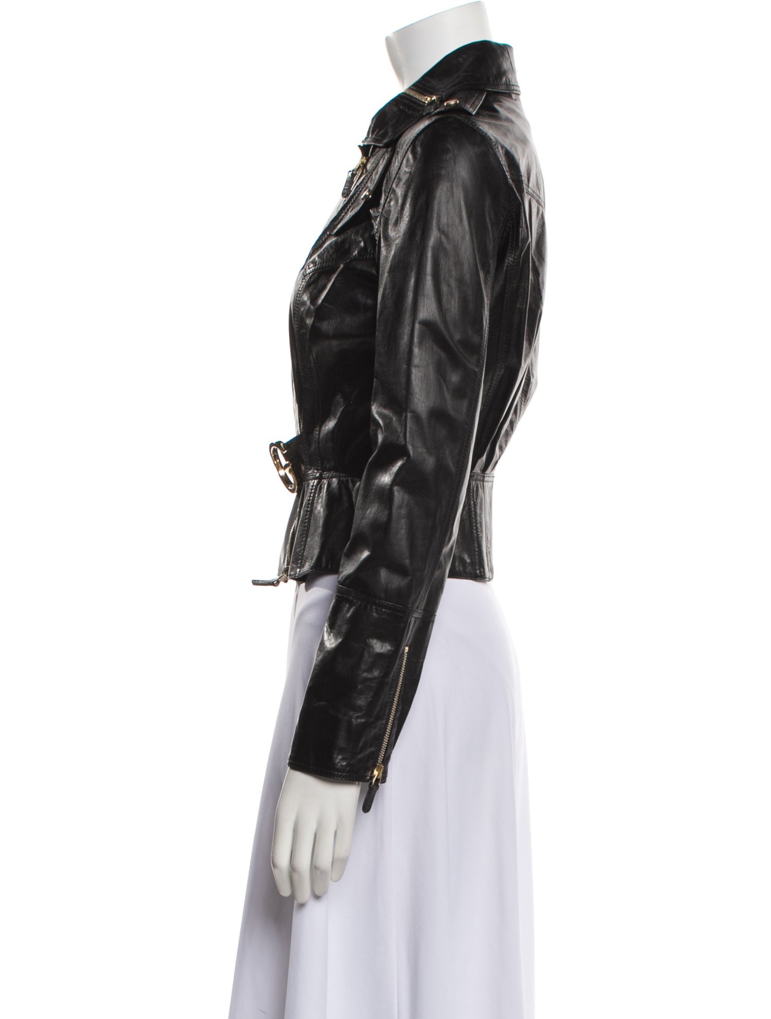 Gucci Leather Biker Jacket