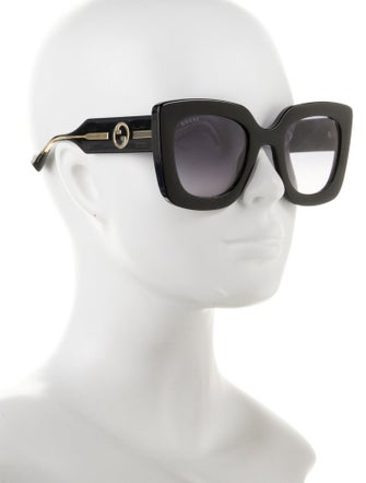Gucci Interlocking G Logo Oversize Sunglasses