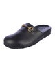 Gucci Horsebit Accent Leather Mules