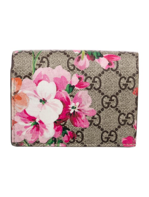 Gucci Blooms Print Compact Wallet