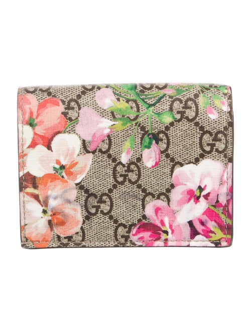 Gucci Blooms Print Compact Wallet