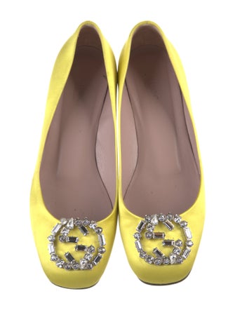 Gucci Satin Ballet Flats