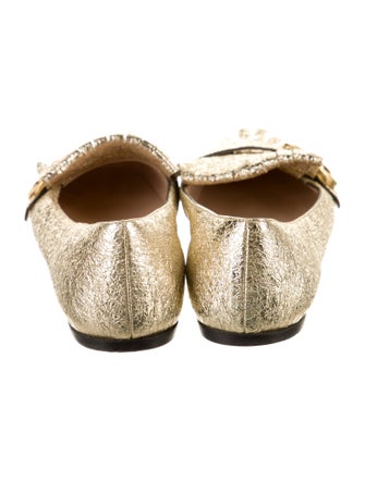 Gucci Double G Logo Leather Loafers