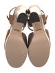 Gucci Interlocking G Logo Leather Sandals