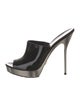 Gucci Hysteria Accent Patent Leather Slides