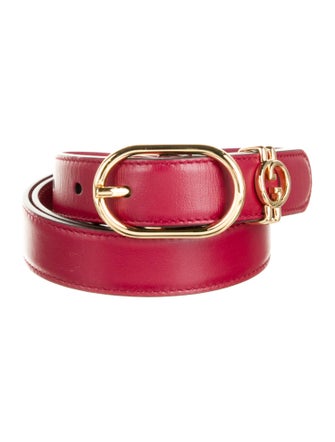 Gucci Skinny Leather Belt