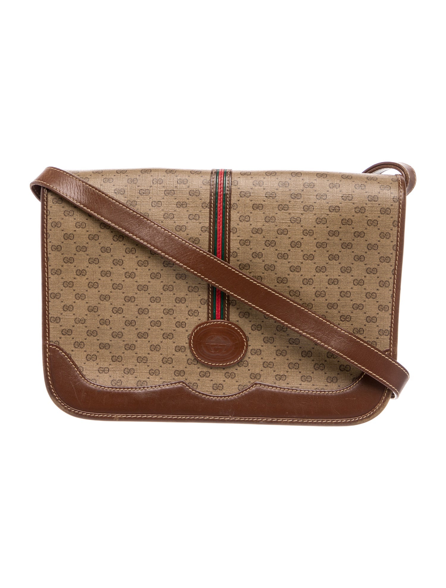 Gucci Web Shoulder Bag Vintage