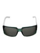 Gucci Web Accent Square Sunglasses